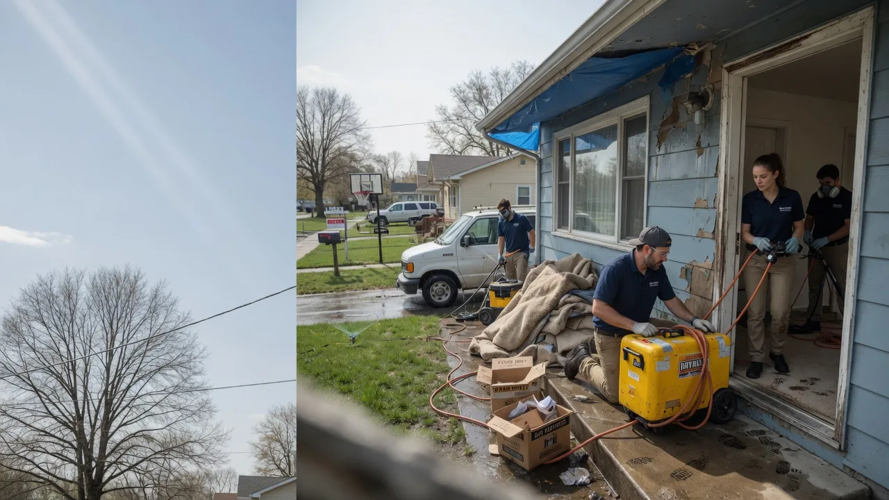 Basement Flood Cleanup in Tussy, OK near me